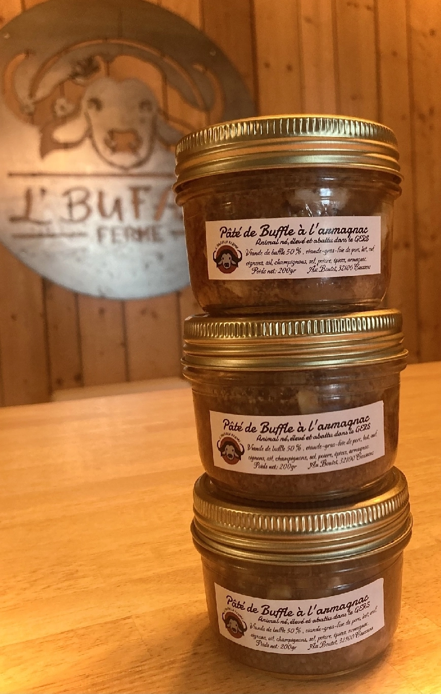 Pâté de buffle à l'armagnac