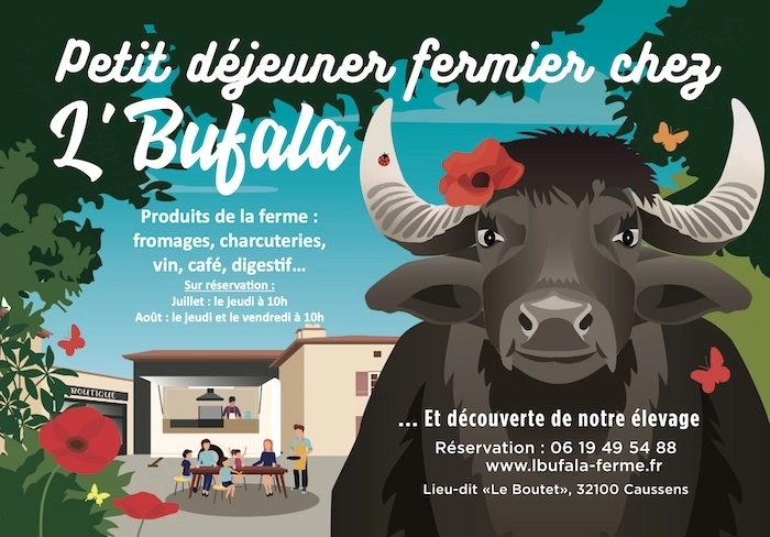 Reprise des petits déjeuners fermiers chez L’bufala